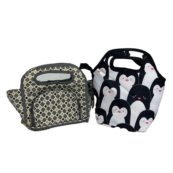 Lot Of 2 Excellent Condition Lunch Bags - Picture 1 of 8